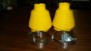 EMPI 9983 VW BUG SWING AXLE TRANSMISSION BOOT KIT YELLOW
